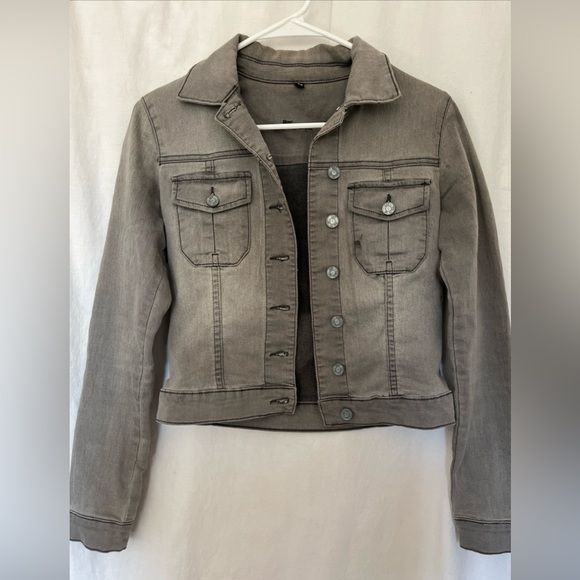 Kut from the Kloth Denim - KUT from the Kloth gray wash denim jacket XS